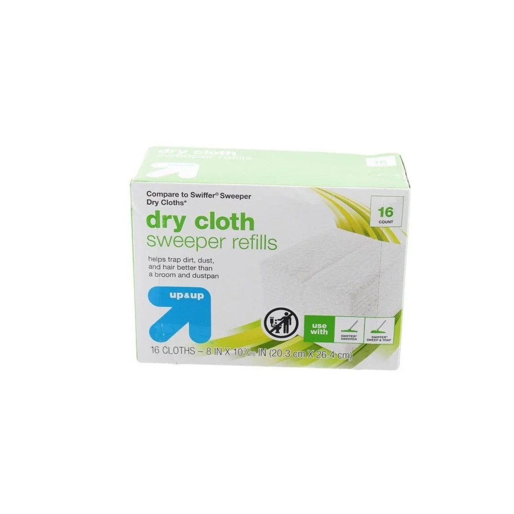 Floor Sweepers Dry Cloths 2 Pack Up & Up Dry Cloth Sweeper Refills 16 Ct Distr